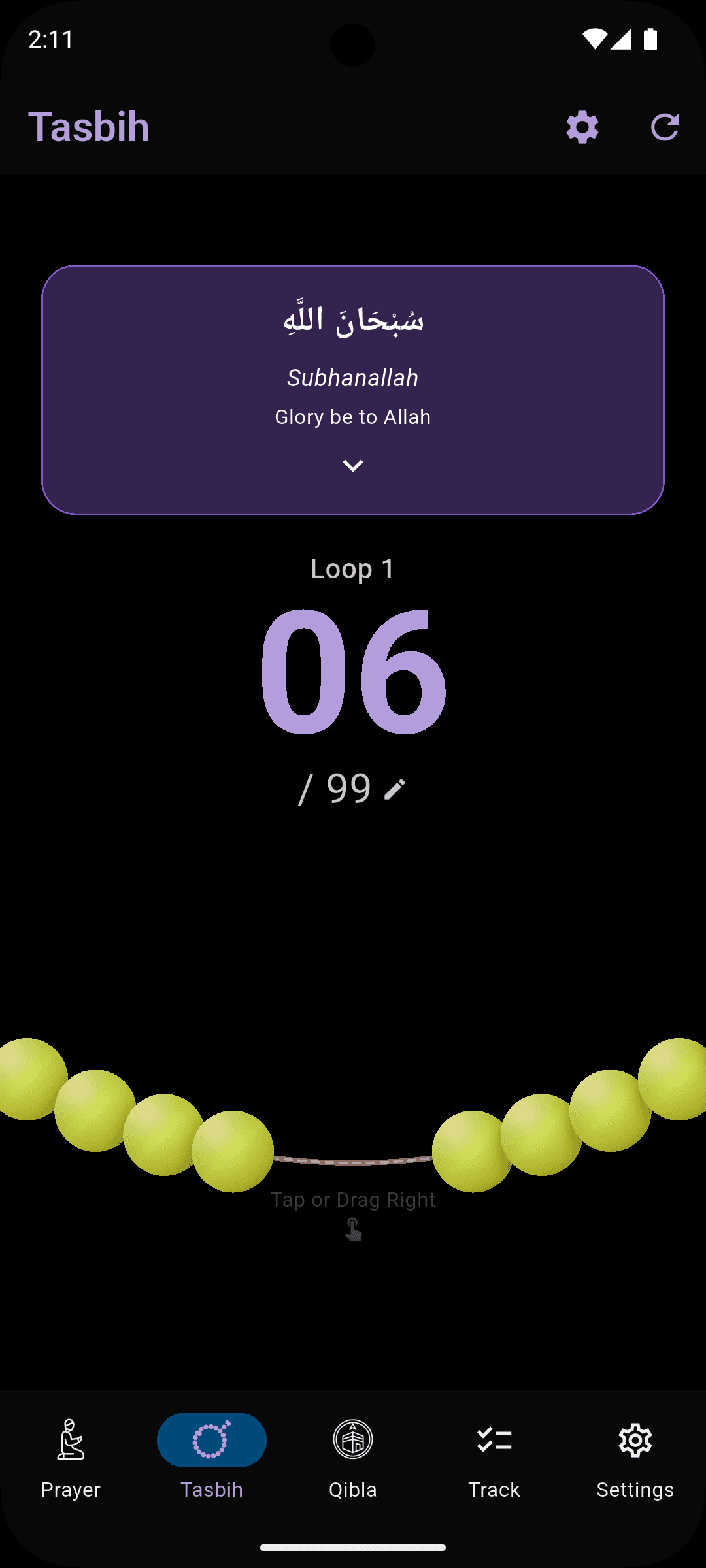 Dashboard Screen Dark